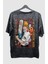 Oversize Chainsaw Man Pochita Denji Sırt Baskılı Yıkamalı T-Shirt,unisex Anime Baskılı Retro Tişört 2