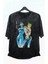 Oversize Jojo Bizarre Baskılı Yıkamalı T-Shirt, Unisex Anime Baskılı Vintage Tişört 1