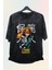 Oversize Fire Force Baskılı Yıkamalı T-Shirt, Unisex Anime Baskılı Vintage Tişört 1