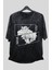 Oversize Hunter x Hunter Killua ve Gon Baskılı Yıkamalı T-Shirt,unisex Anime Baskılı Eskitme Tişört 1