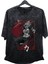 Oversize Chainsaw-Man Power Ex8 Baskılı Yıkamalı T-Shirt, Unisex Anime Baskılı Vintage Tişört 1