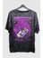 Oversize Naruto Sasuke Ex2 Sırt Baskılı Yıkamalı T-Shirt, Unisex Anime Baskılı Eskitme Tişört 2