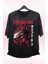 Oversize Testere Adam Chainsaw Man Baskılı Yıkamalı T-Shirt, Unisex Anime Baskılı Eskitme Tişört 1