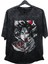 Oversize Attack On Titan Eren Baskılı Yıkamalı T-Shirt, Unisex Anime Baskılı Eskitme Tişört 1