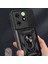 Tecno Spark Go 2024 Uyumlu Bls Kılıf Magnetik Standlı Kamera Korumalı Zore Sürgülü Vega Kapak-Siyah 5