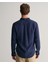 Erkek Lacivert Regular Fit Düğmeli Yaka Keten Gömlek 3240120.410 3