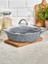 Pedra 28 cm Basık Granit Tencere 1