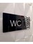 Black Pearl Serisi Silver Wc Yönlendirme Tabelası 1