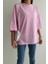 Oversize T-Shirt - Pembe Renk 1