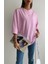 Oversize T-Shirt - Pembe Renk 3