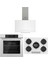 Fryart Beyaz Set ( D064 Beyaz Davlumbaz -RS038 Beyaz Ocak- XE63CB Fryart Beyaz Fırın) 1