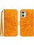Oppo Bulmak Için Kılıf X5 Lite Kabartmalı Ayçiçeği Lüks Pu Deri Flip Telefon (Yurt Dışından) 1