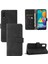 Samsung Galaxy A02/M02 Kart Ekleme Deri Folio Flip Case Için Kılıf (Yurt Dışından) 1