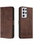 Samsung Galaxy S21 Ultra Pu Deri Flip Folio Cüzdan El Için Telefon Kılıfı (Yurt Dışından) 5