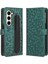 Samsung Galaxy Z Için Kılıf Fold 5 Geometrik Desen Deri Cüzdan Kapak (Yurt Dışından) 5