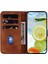 Onur 90 Pro Için Telefon Kılıfı Pu Deri Cüzdan Kapak Çift 8 Kabartmalı Kart (Yurt Dışından) 5