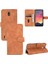 Nokia C2 Koruyucu Kapak Kartı Ekleme Deri Folio Flip Için Kılıf (Yurt Dışından) 2