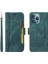 Iphone 15 Için Kılıf Pro Tpu Deri Manyetik Kart Yuvaları Cüzdan Kapak Çevirin (Yurt Dışından) 1