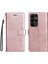 Samsung Galaxy S23 Ultra Klasik Düz Renk Iş Cüzdan Için Flip Case (Yurt Dışından) 4