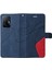 Xiaomi 11T/11T Pro Pu Deri Flip Folio Kılıf Kickstand Iki Renkli (Yurt Dışından) 5