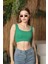 Kaşkorse Kumaş Kadın Crop KKTS3017 1