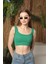 Kaşkorse Kumaş Kadın Crop KKTS3017 3