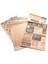 Vintage Gazete Desen Sunum Kağıdı 50 Adet Paket 5