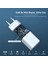 BX1P20G Gan 20W Type-C Pd Akım Korumalı ve LED Göstergeli Hızlı Şarj Cihazı Siyah 6