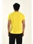 Sarı Papatya Nakış Detaylı Bisiklet Yaka T Shirt 4