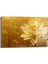 Dekorati̇f Altın Lotus Yatay Cam Tablo 1