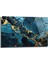 Dalgalar Abstract Sanat Dekorati̇f Cam Tablo, Ev Dekorasyon 1