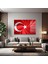 Türk Bayraği 3 Yatay Cam Tablo 2