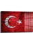 Türk Bayraği 2 Yatay Cam Tablo 1