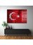 Türk Bayraği 2 Yatay Cam Tablo 3