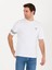 Erkek Beyaz Bisiklet Yaka Oversize T-Shirt 50266514-VR013 1