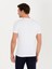 Erkek Beyaz Bisiklet Yaka Slim Fit T-Shirt 50266621-VR013 5