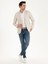 Erkek Bej Slim Fit Keten Karışımlı Ceket 50264773-VR011 4