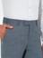 Erkek Açık Lacivert Slim Fit Yün Karışımlı Kumaş Pantolon 50255280-VR059 5