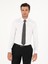 Erkek Beyaz Slim Fit Pamuk Karışımlı Gömlek 50284433-VR013 3