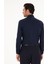Erkek Lacivert Slim Fit Pamuk Karışımlı Gömlek 50284433-VR033 5