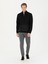 Erkek Siyah Regular Fit Yarım Fermuarlı Cepli Sweatshirt 50276174-VR046 4