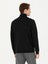 Erkek Siyah Regular Fit Yarım Fermuarlı Cepli Sweatshirt 50276174-VR046 5