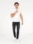 Erkek Beyaz Polo Yaka Slim Fit Basic Merserize T-Shirt 50265364-VR013 4