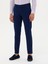 Erkek Lacivert Slim Fit Kanvas Pantolon 50267461-VR033 2