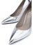 Kadın Deri Gri Topuklu Ayakkabı 1037 5063 Bn Ayk Y24 Gumus 3