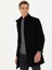 Erkek Siyah Yün Karışımlı Slim Fit Palto 50270707-VR046 3