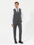 Erkek Gri Slim Fit Yelek 50257927-VR024 3