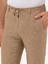 Erkek Kahverengi Slim Fit Beli Bağcıklı %100 Keten Pantolon 50268873-VR029 5