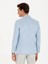 Erkek Açık Mavi Slim Fit %100 Keten Ceket 50268891-VR003 5