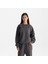 Kadın Füme %100 Organik Pamuk Bisiklet Yaka Oversize Sweatshirt 1